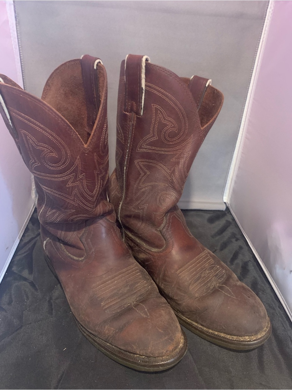 Men’s Durango SPR Leather Farm & Ranch ( Chore ) Cowboy Boots